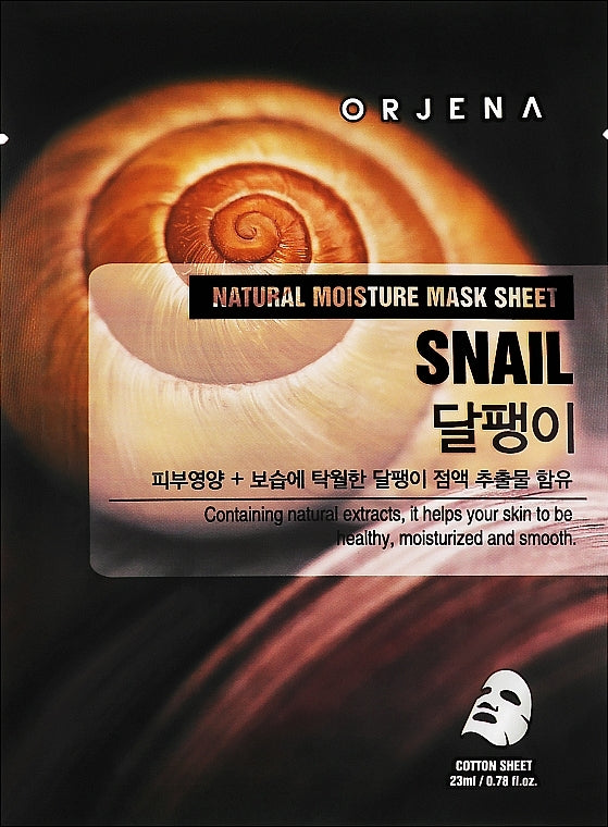 ORJENA - Snail Slime Sheet Mask - Korean Skin Care