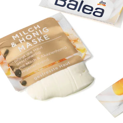 Balea, Face mask milk & honey (2x 8 ml), 16 ml