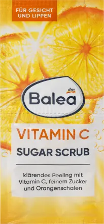 Balea, Exfoliating Vitamin C Sugar Scrub, 16 ml