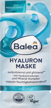 Balea, Face mask , hyaluronic (2x8 ml), 16 ml