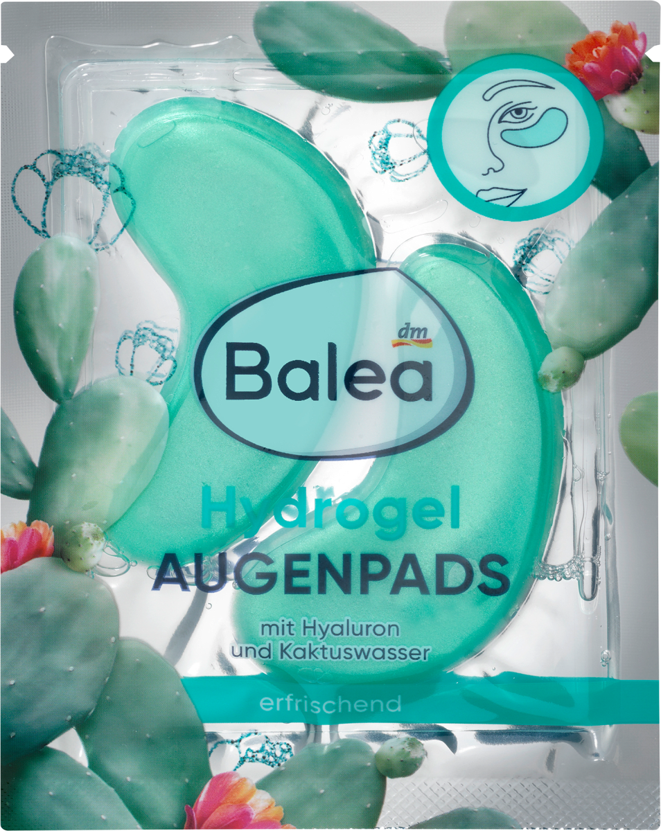 Eye Pads Hydrogel Cactus Water (1 pair), 2 pcs