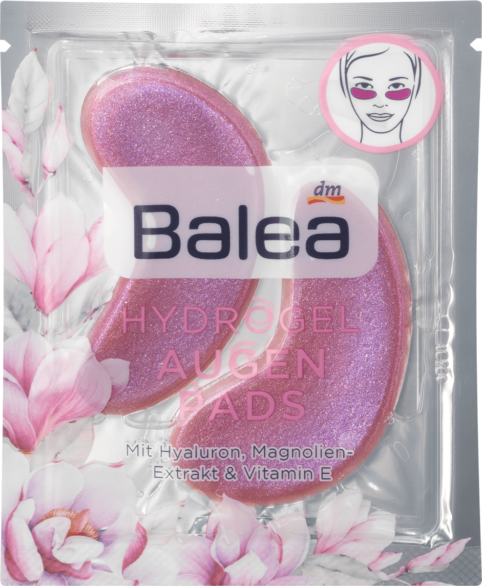 Balea Eye Pads Hydrogel Glitter (1 pair), 2 pcs