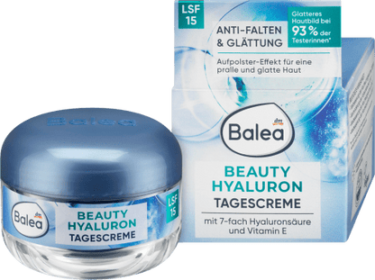 Balea, Beauty Hyaluron, Anti Wrinkle Face Cream, SPF 15, 50 ml