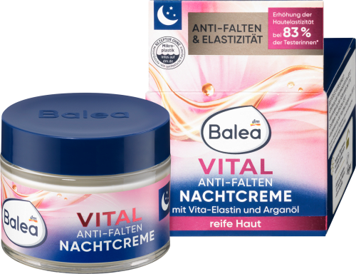 Balea, Vital, Anti wrinkle night cream, 50 ml