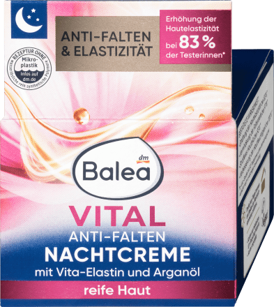 Balea, Vital, Anti wrinkle night cream, 50 ml