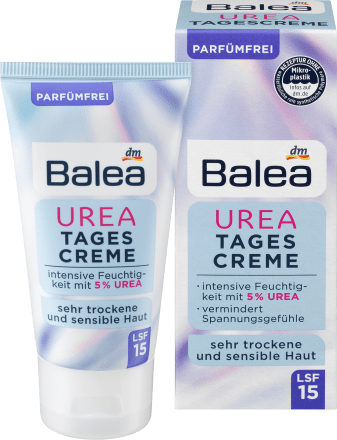 Balea, Urea, Day cream 5% Urea, LSF 15, 50 ml