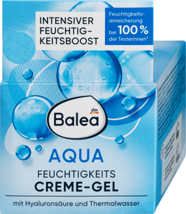 Balea, Aqua, Face cream, moisturising gel, 50 ml