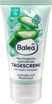 Balea, Aloe Vera, Day Face cream, LSF15, 50 ml