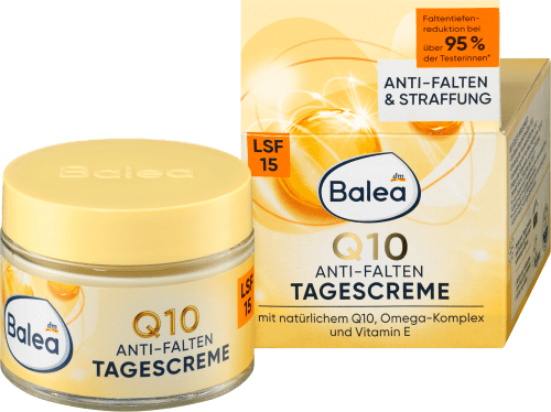 Balea, Q10, Day Cream, Anti-Wrinkle Face Cream, SPF15, 50 ml