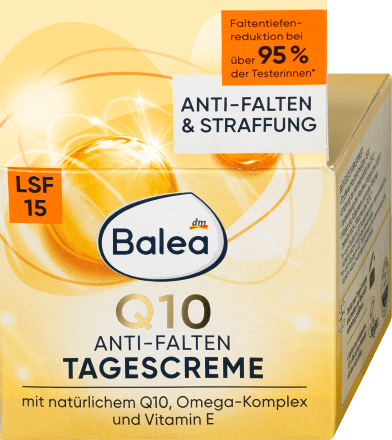 Balea, Q10, Day Cream, Anti-Wrinkle Face Cream, SPF15, 50 ml