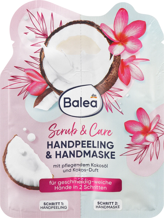 Balea Hand peeling & mask Scrub & Care, 20 ml