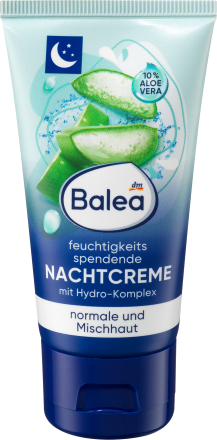 Balea, Aloe Vera, Moisturising night cream, 50 ml