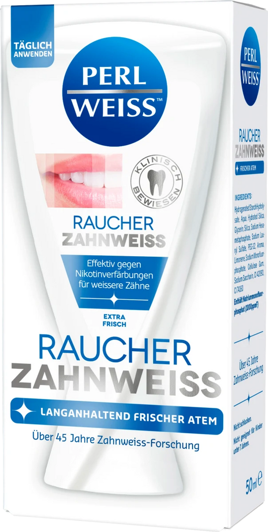 Perl Weiss Toothpaste Smoker's Tooth Whitening, 50 ml