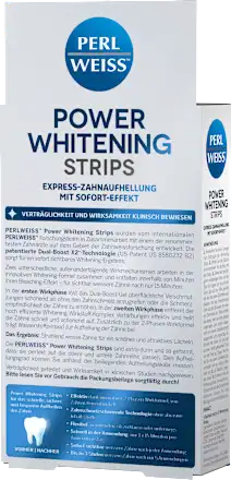 pearl white Power Whitening Strips Express Teeth Whitening, 10 pcs